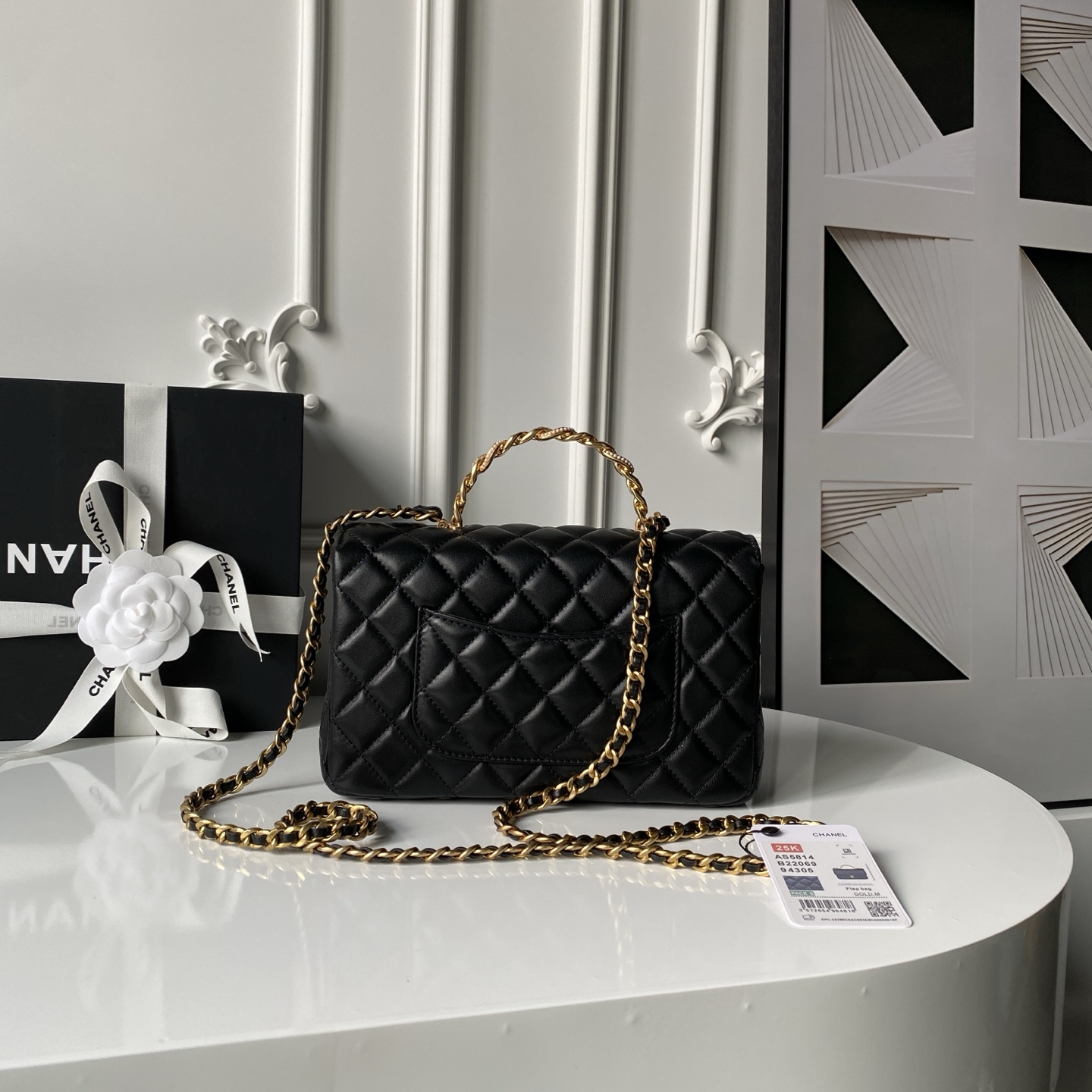 Chanel 25K AS5814 샤넬 핸들 플랩 토트백 숄더백 가방