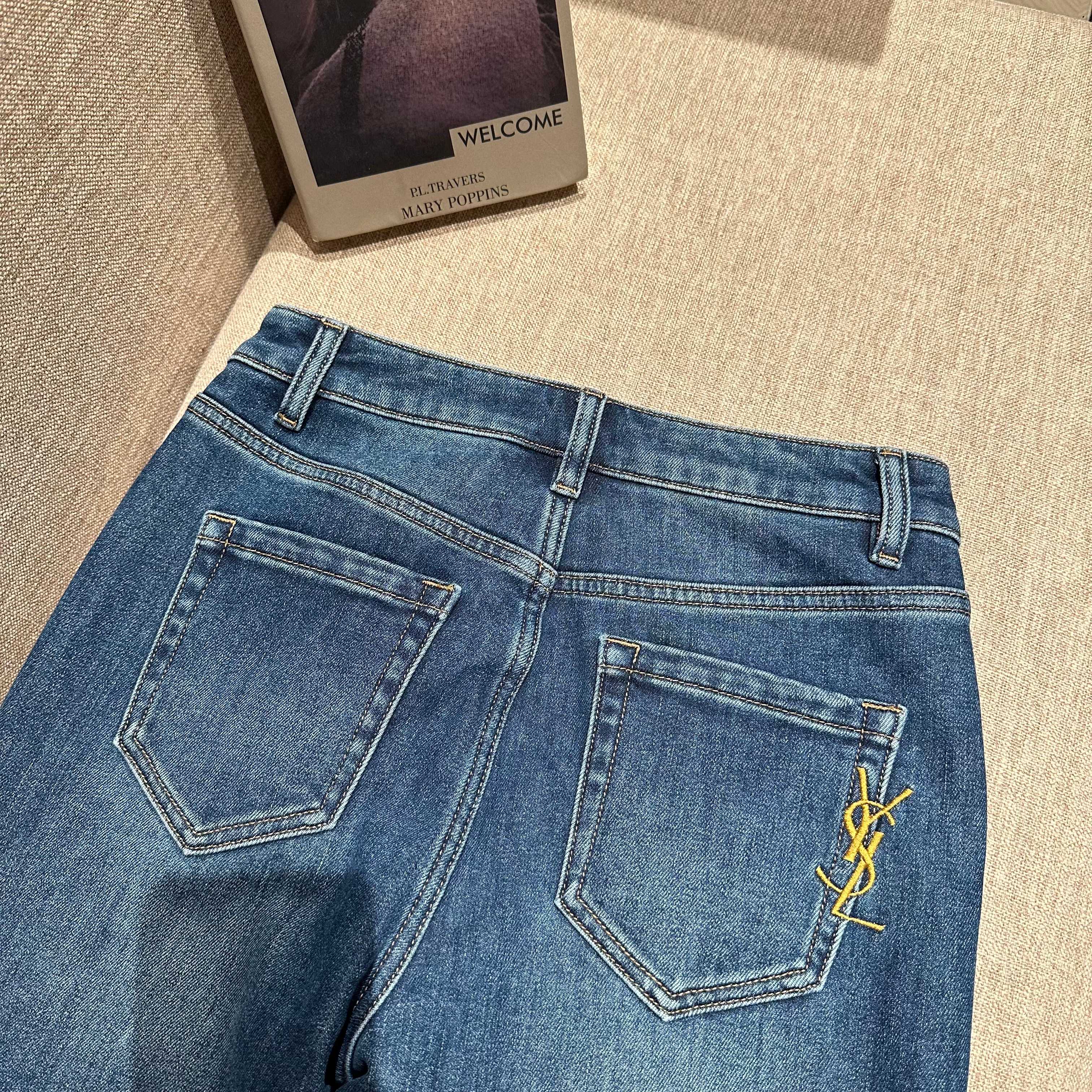 YSL 생로랑 청바지 팬츠 의류