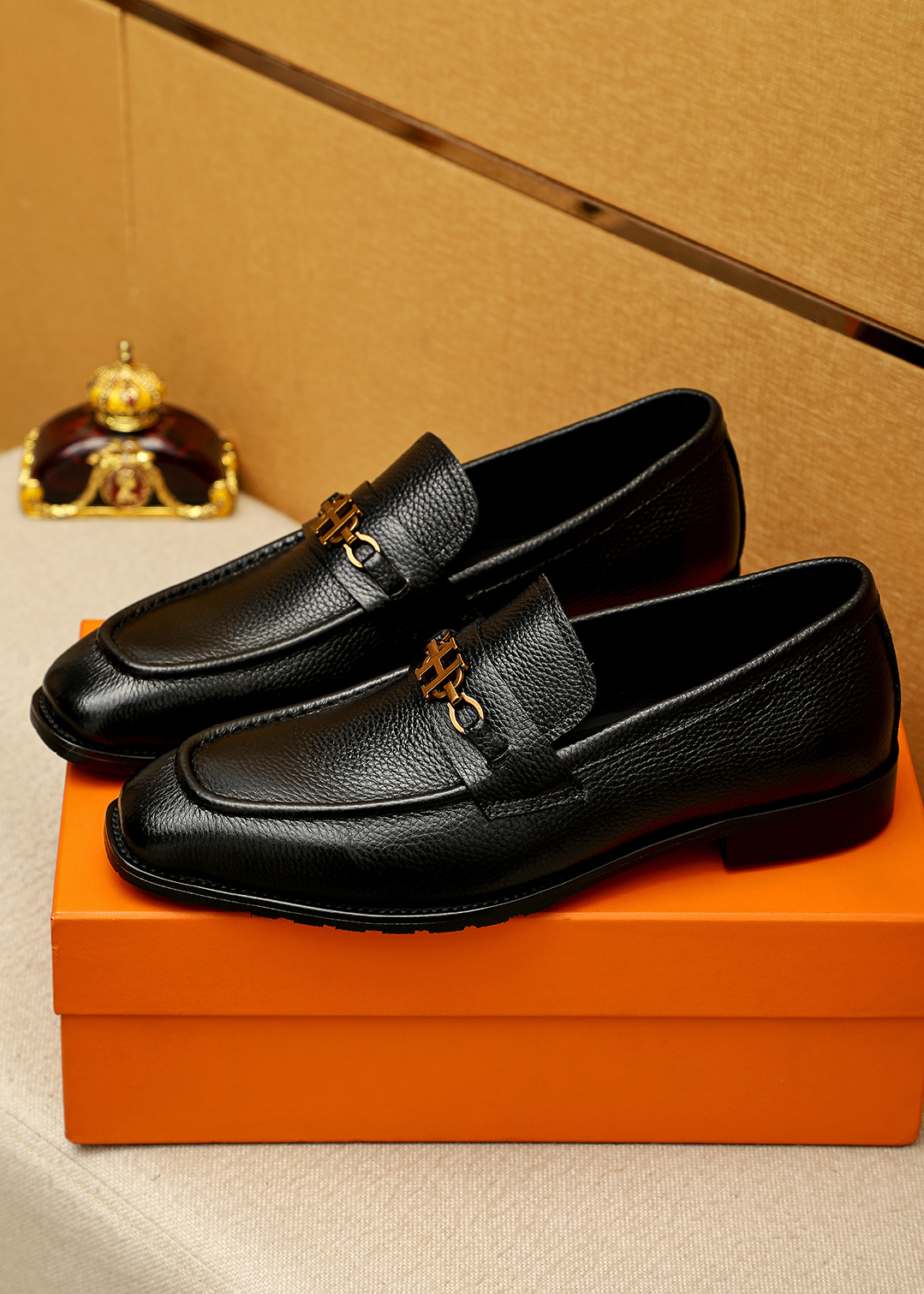 Hermes 에르메스 캐주얼 가죽 구두 신발