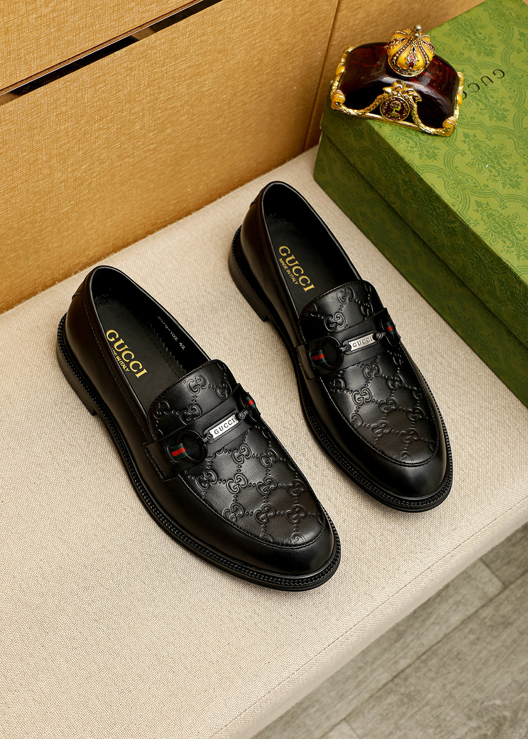 Gucci 구찌 캐주얼 가죽 구두 신발