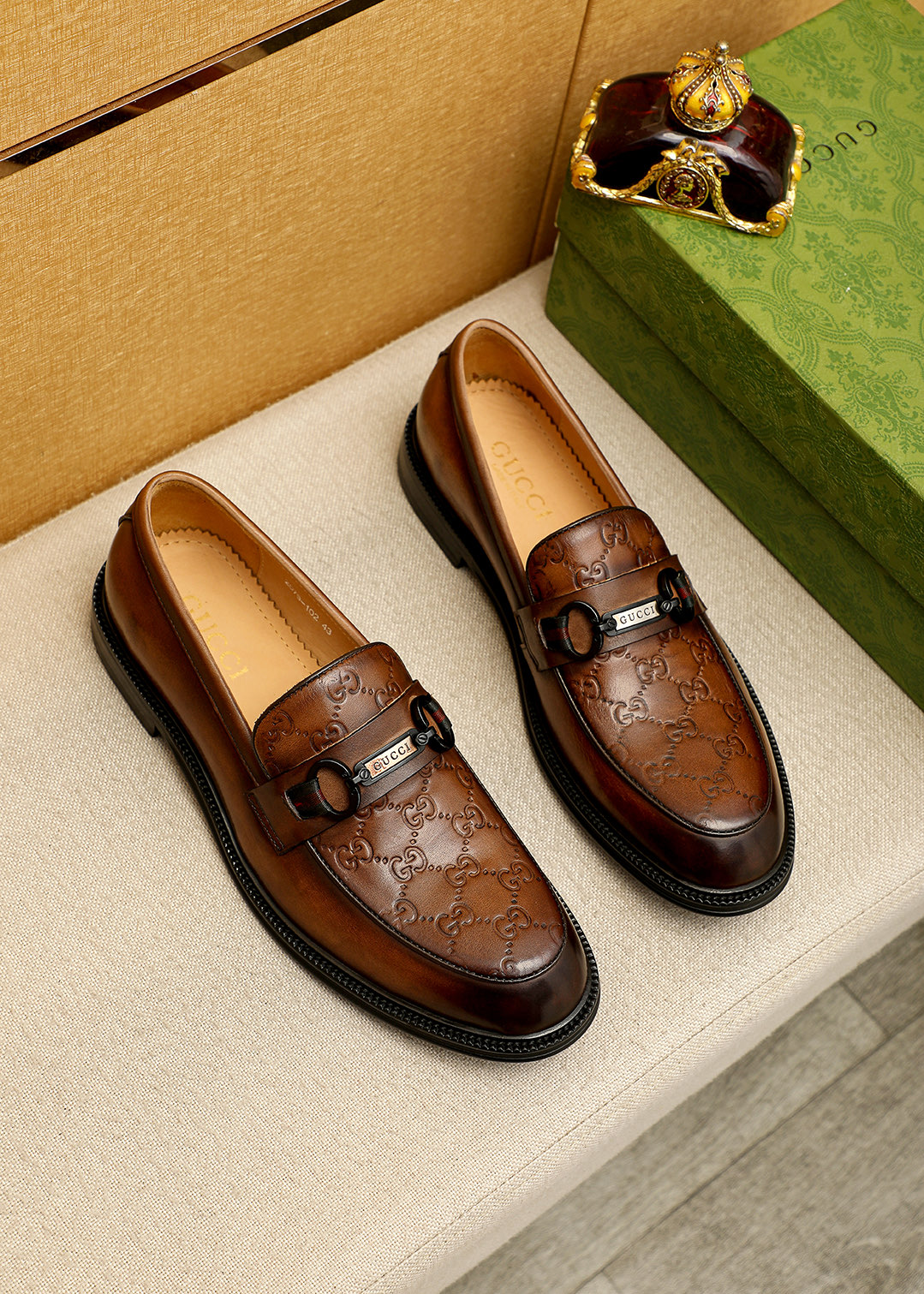 Gucci 구찌 캐주얼 가죽 구두 신발