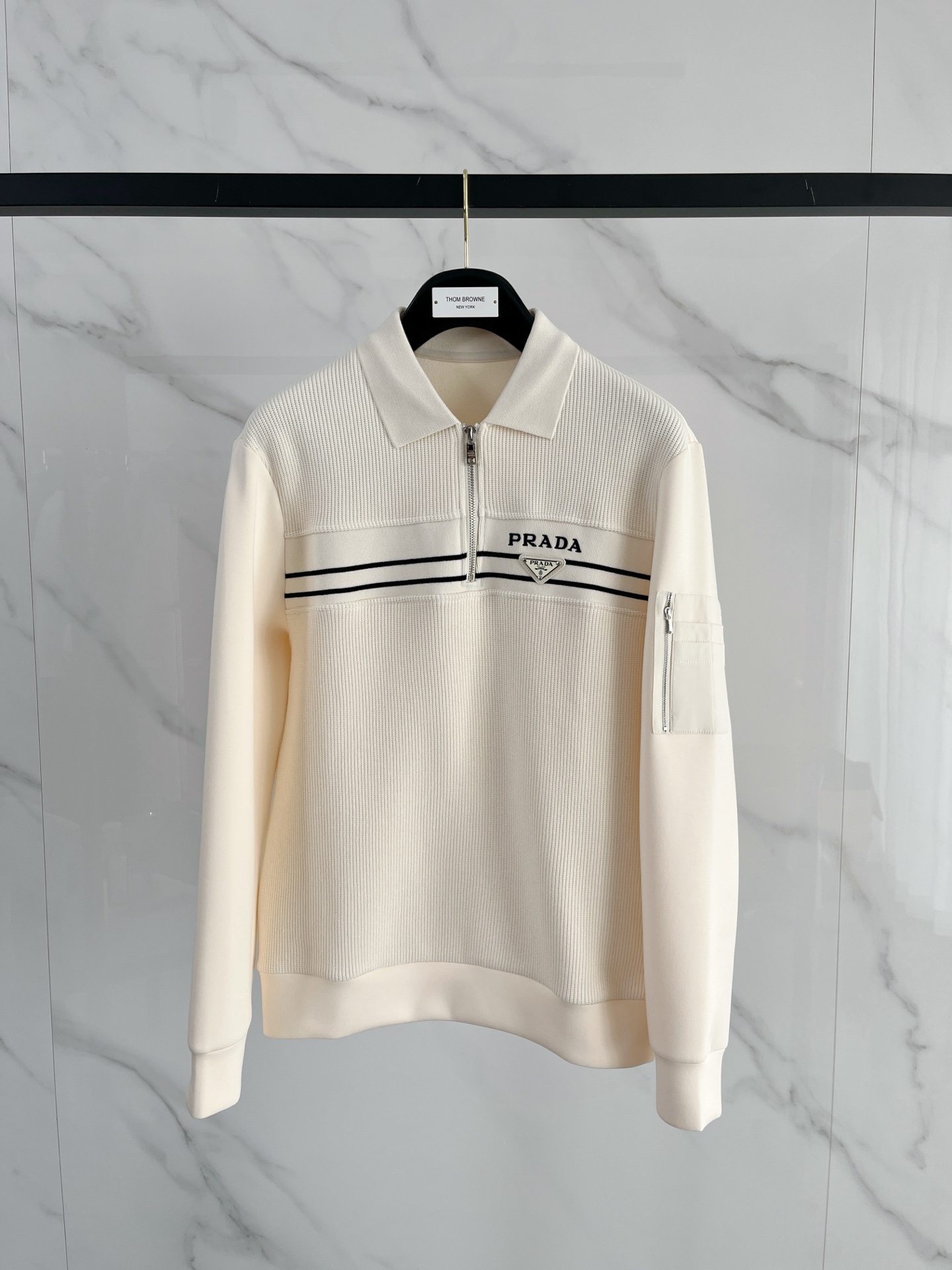 Prada 프라다 남녀 공용 울 혼방 니트 스웨터 의류