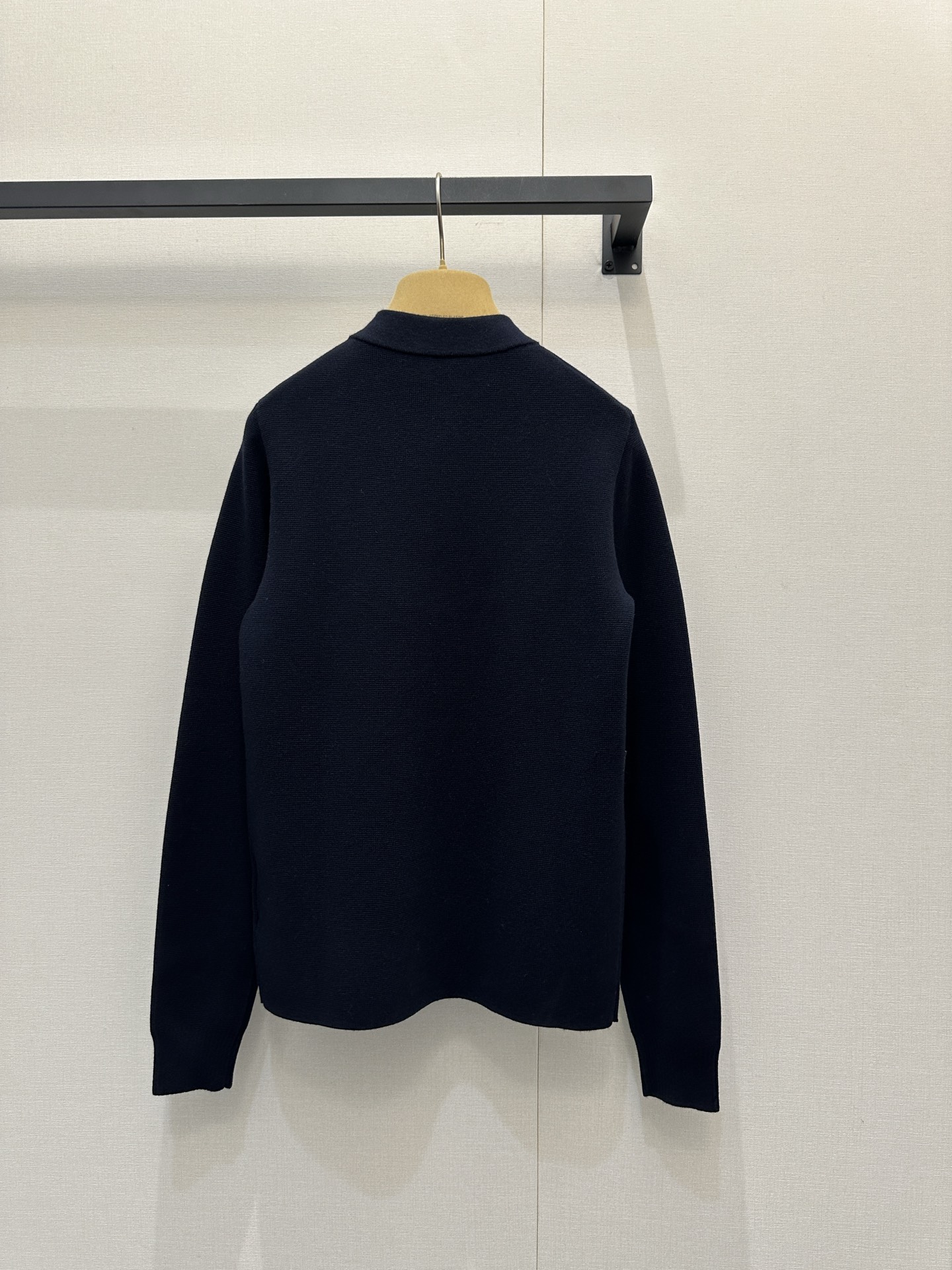 MiuMiu 미우미우 로고 울 하프 지퍼 집업 니트 스웨터 의류