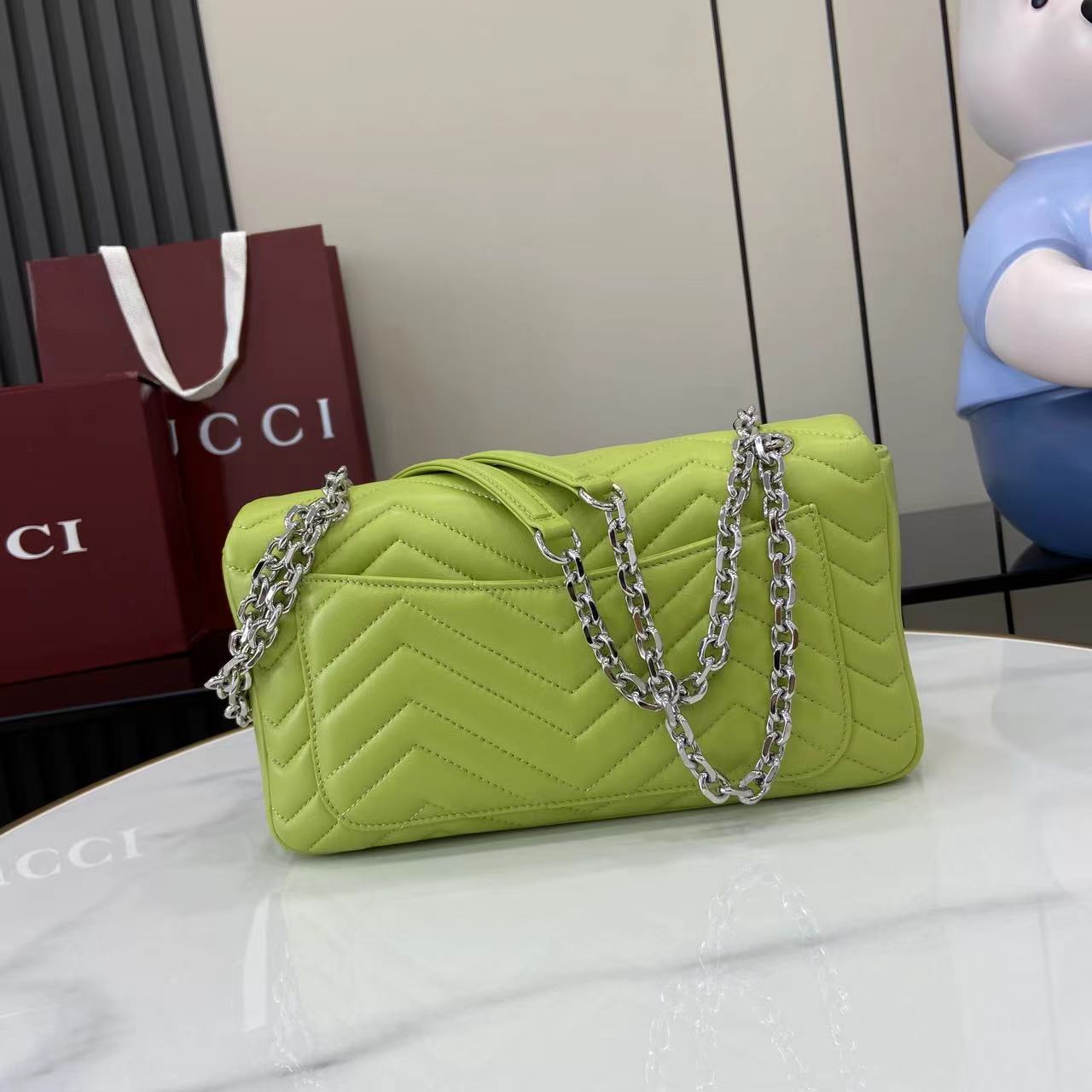 GUCCI 구찌 체인 핸드백 숄더백 가방 라지