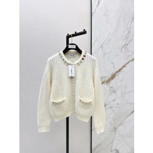 THOM BROWN TB 톰브라운 큐빅 장식 가디건 의류