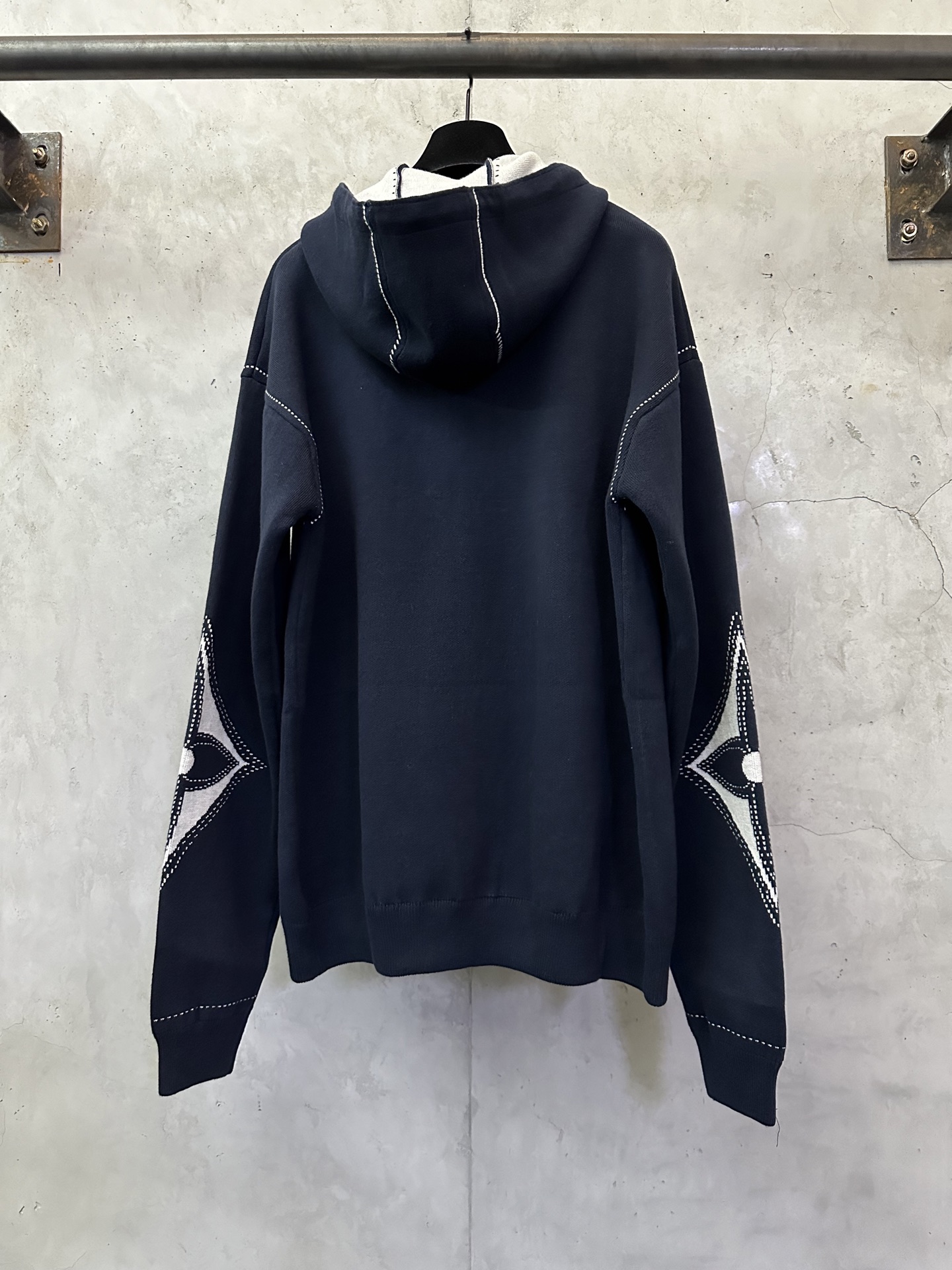 Louis Vuitton LV 루이비통 니트 인레이 지퍼 후드 집업 자켓 의류