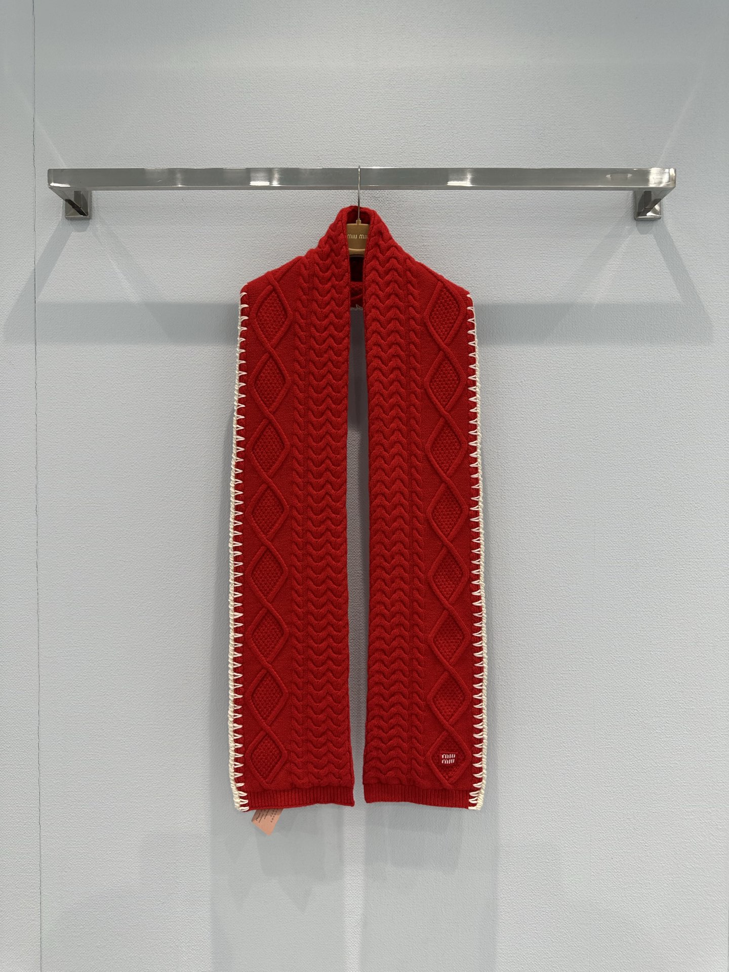 miumiu 미우미우 니트 스카프 머플러 목도리