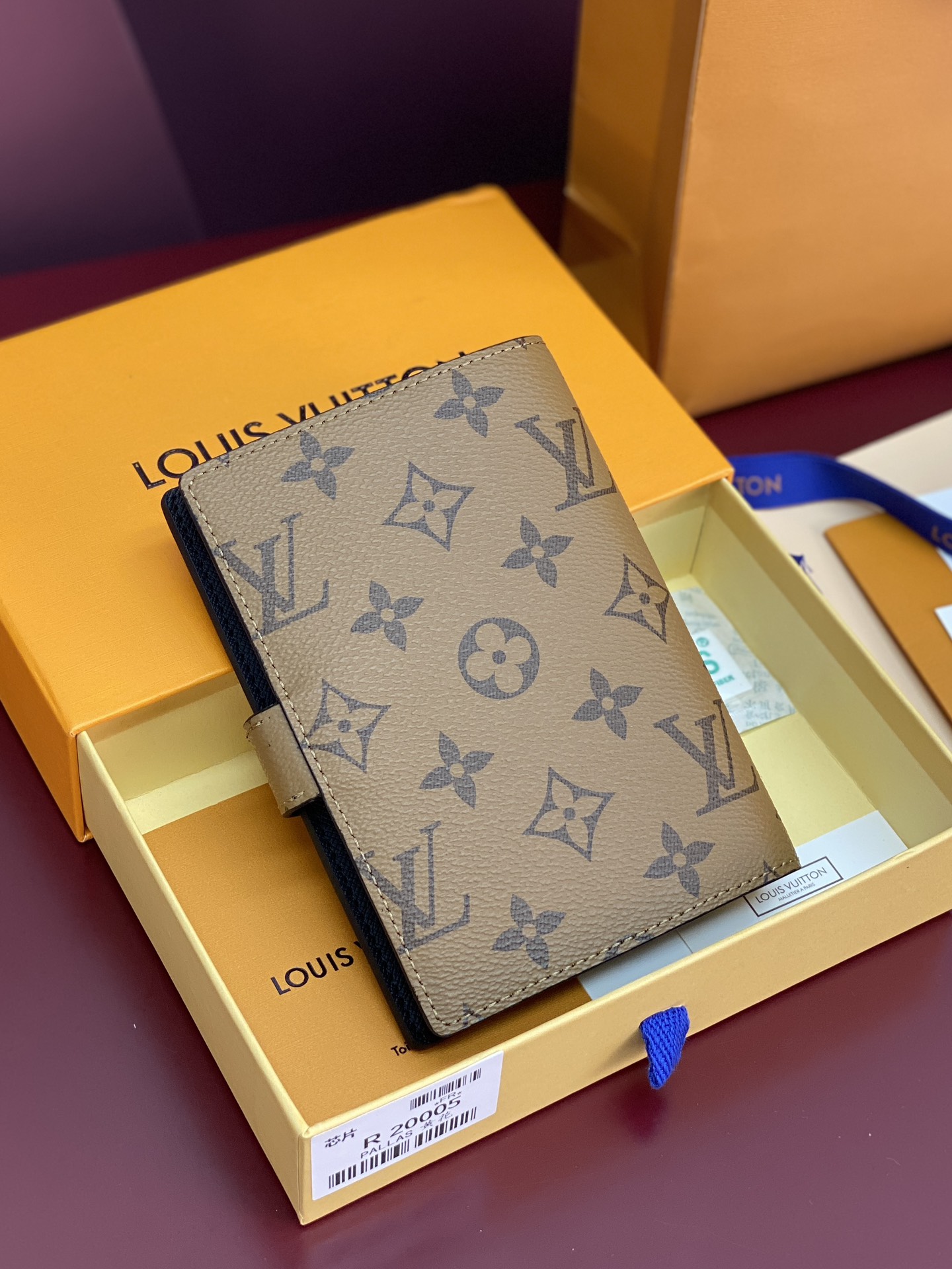 LV 루이비통 R20005 모노그램 소형 링 노트 커버 다이어리