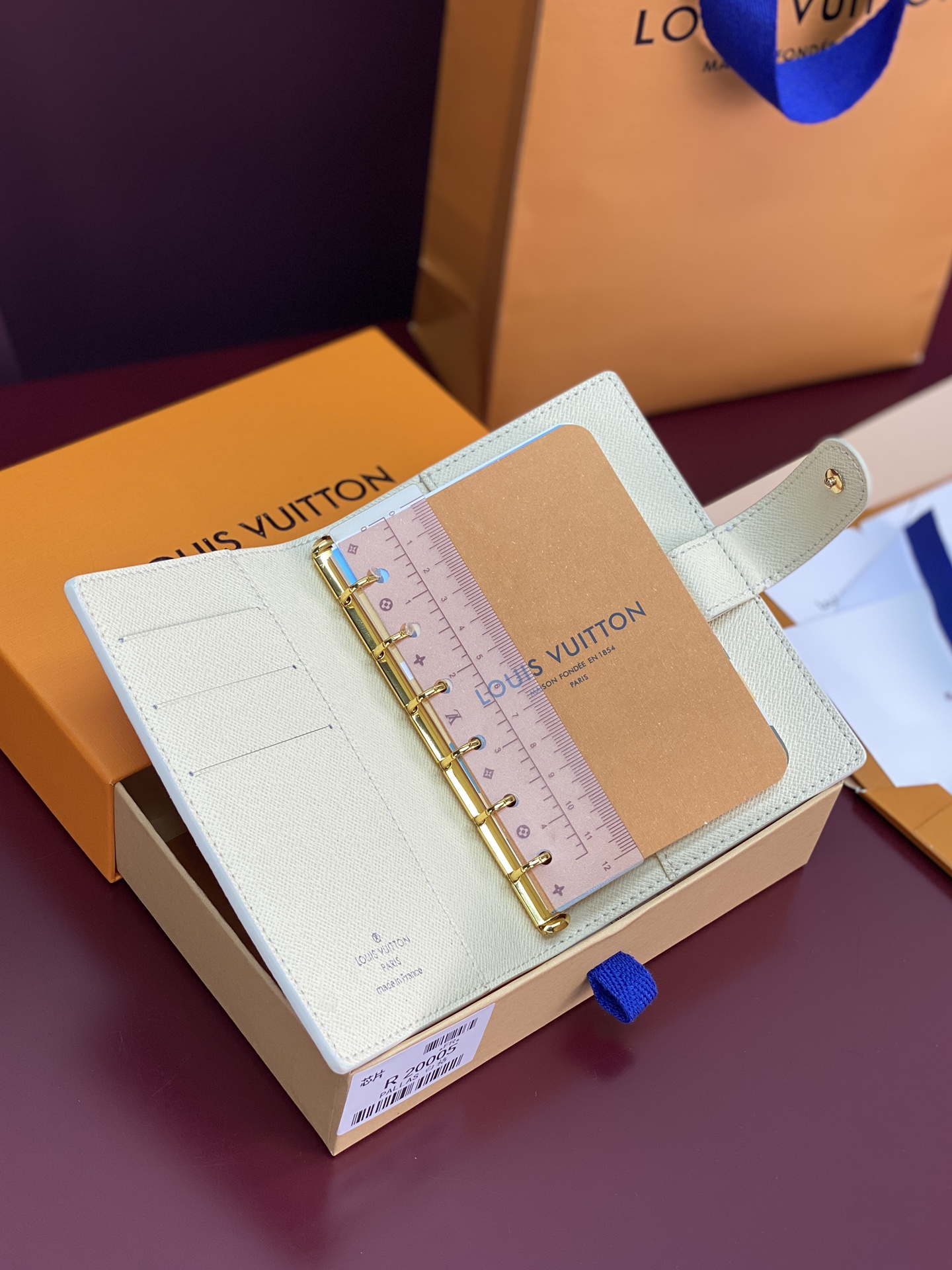 LV 루이비통 R20005 모노그램 소형 링 노트 커버 다이어리
