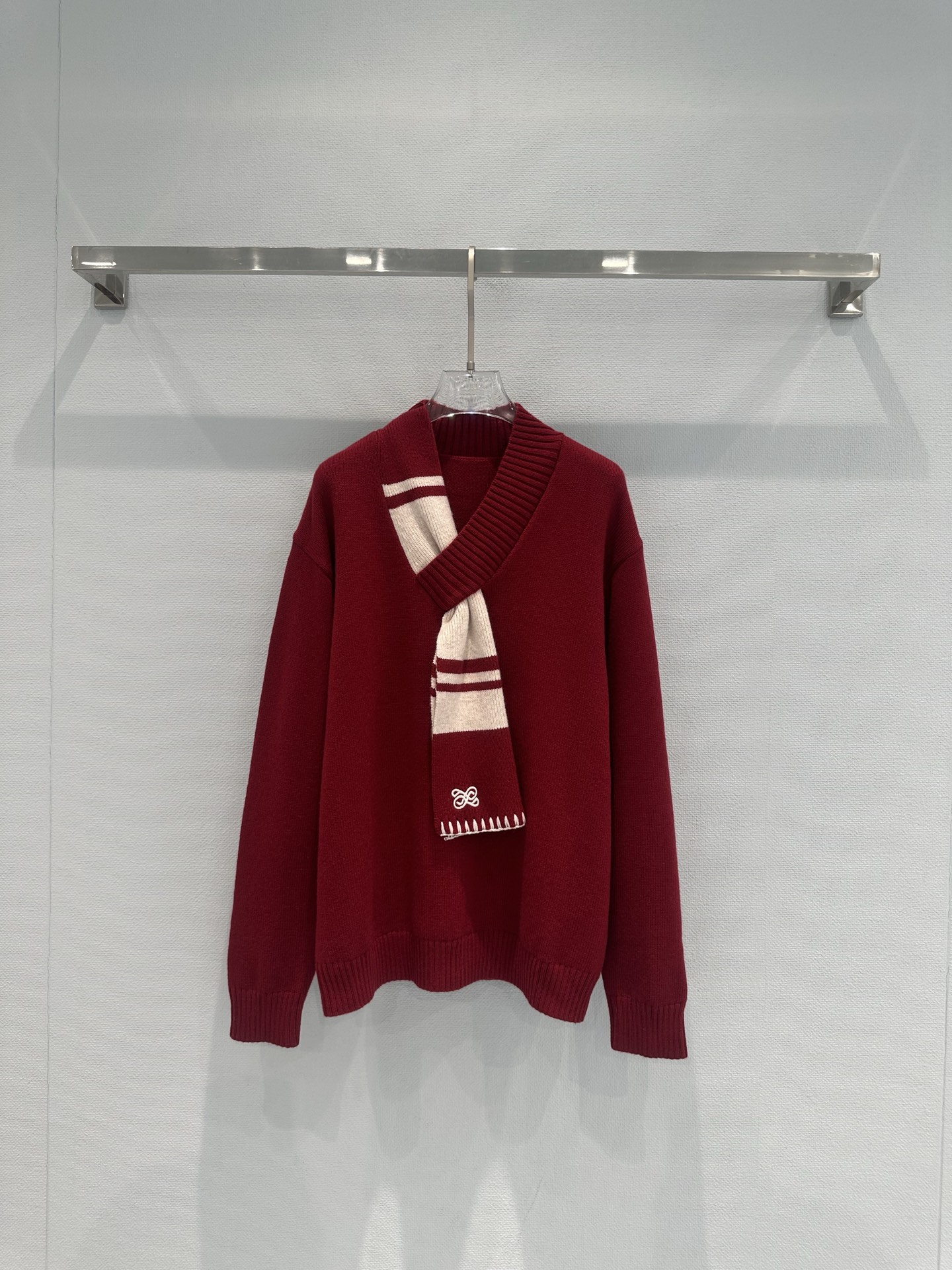 ann andelman 앤 안델만 머플러 세트 V넥 니트 의류