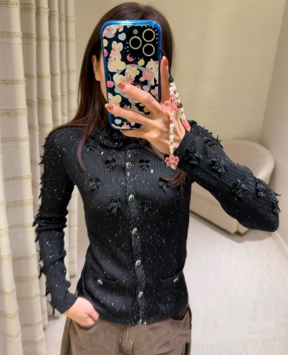 Chanel 샤넬 블링블링 글리터 스팽글 가디건 의류