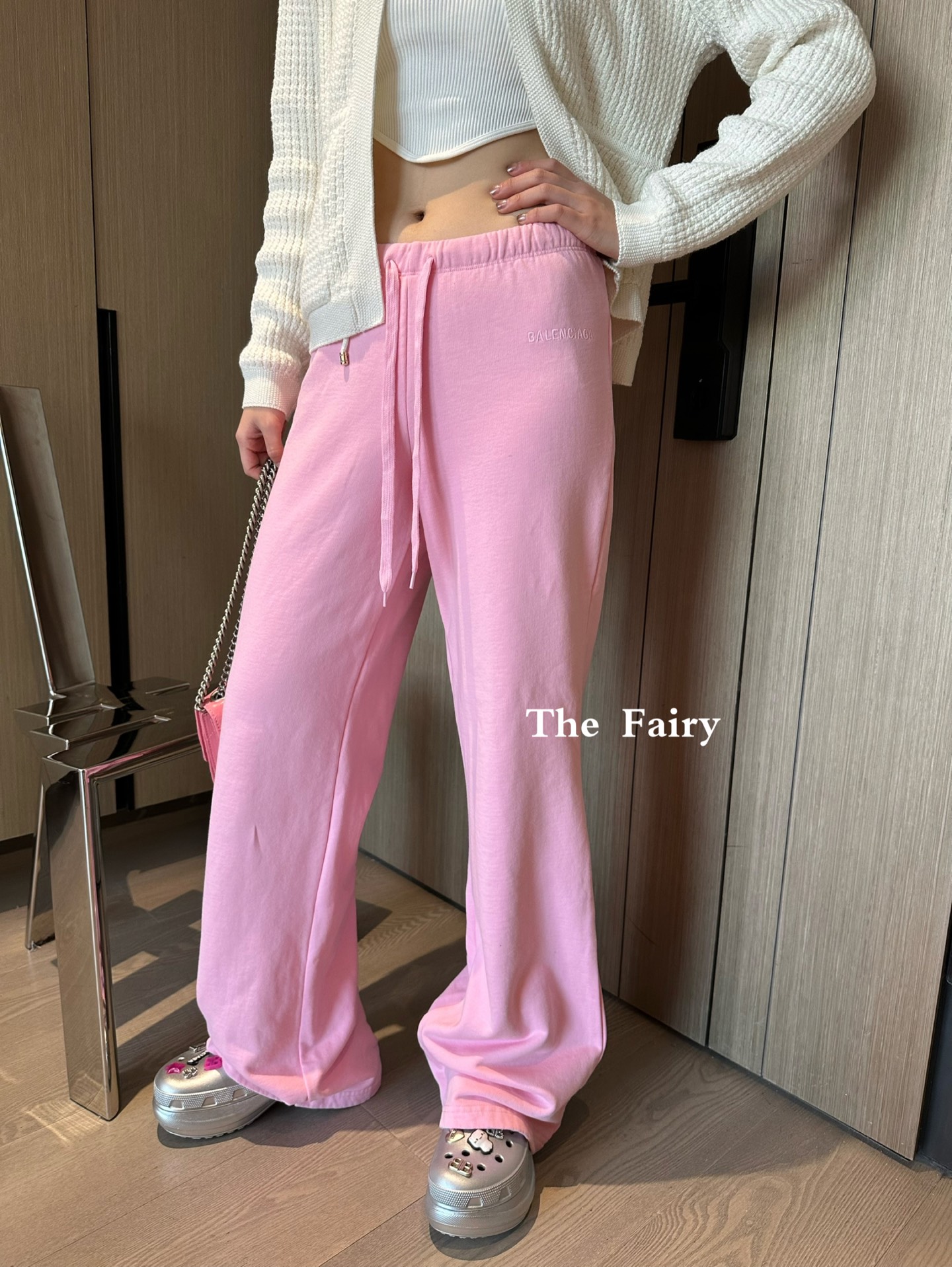 Balenciaga 발렌시아가 NEW BACK 로고 스웨트 팬츠 바지 의류