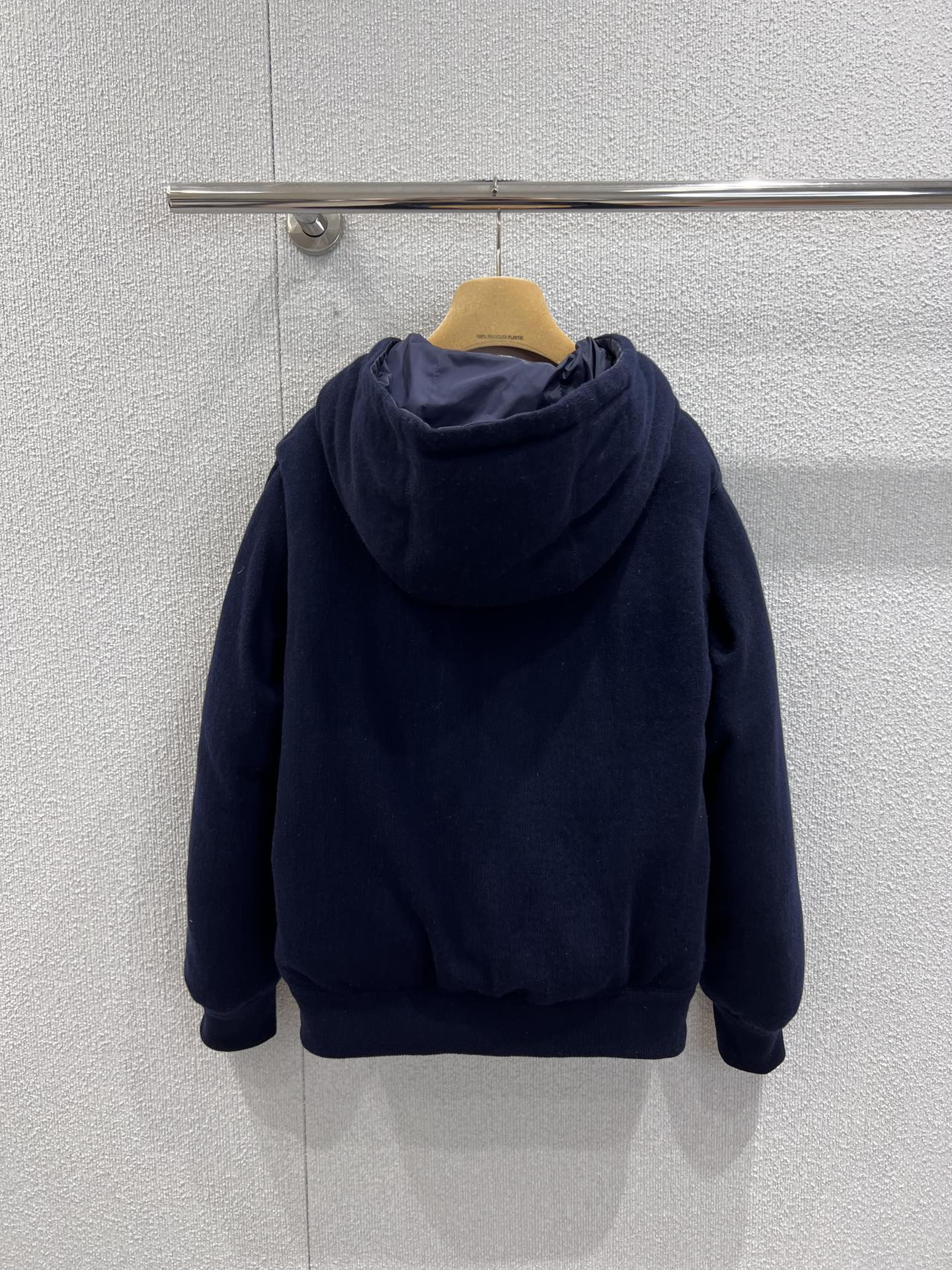 miumiu 미우미우 메라드 캐시미어 후드 집업 패딩 자켓 재킷 의류