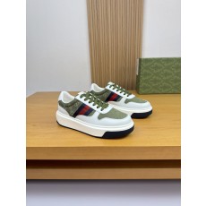 구찌(GUCCI) 나파 가죽 & 시그니처 웹(Web) 스니커즈 (프리미엄) 신발