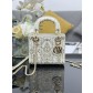 디올(Dior) CD 레이디 디올 3구 럭키스타 주얼 자수 미니백 가방