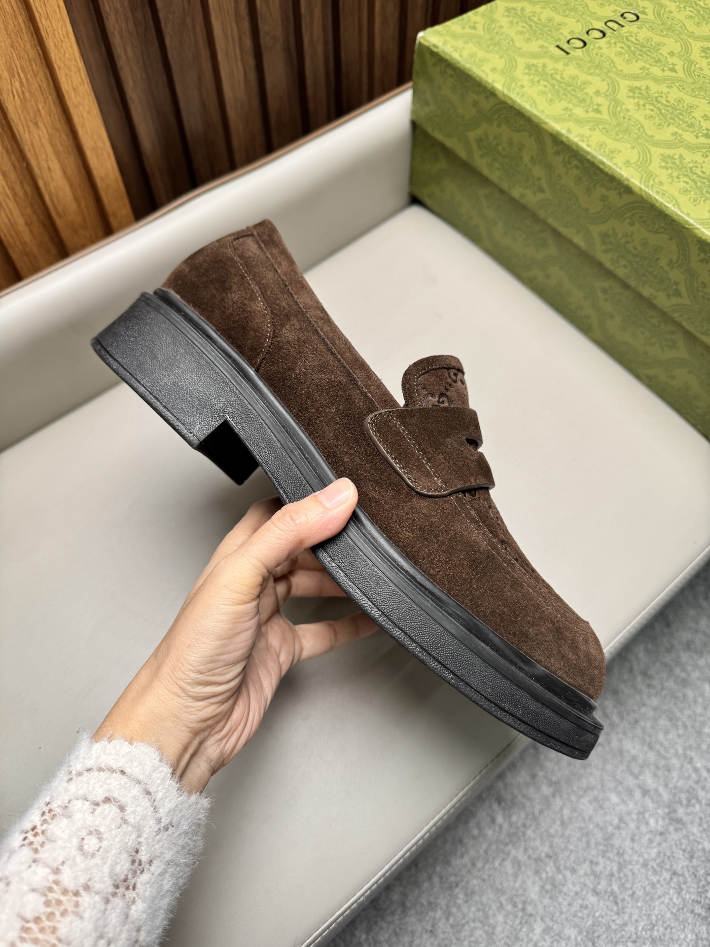 구찌(Gucci) 클래식 비즈니스 드레스 슈즈 로퍼 구두 신발