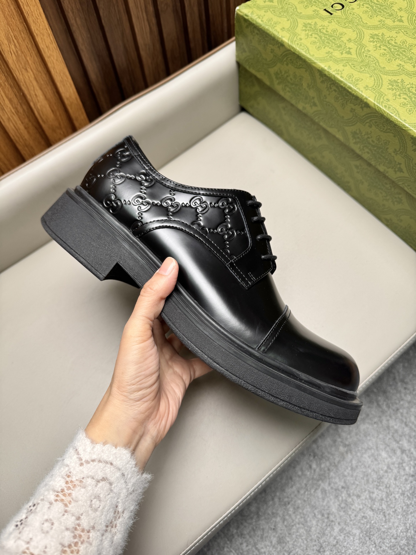 구찌(Gucci) 클래식 비즈니스 드레스 슈즈 구두 신발