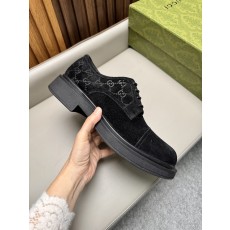 구찌(Gucci) 클래식 스웨이드 비즈니스 슈즈 구두 신발