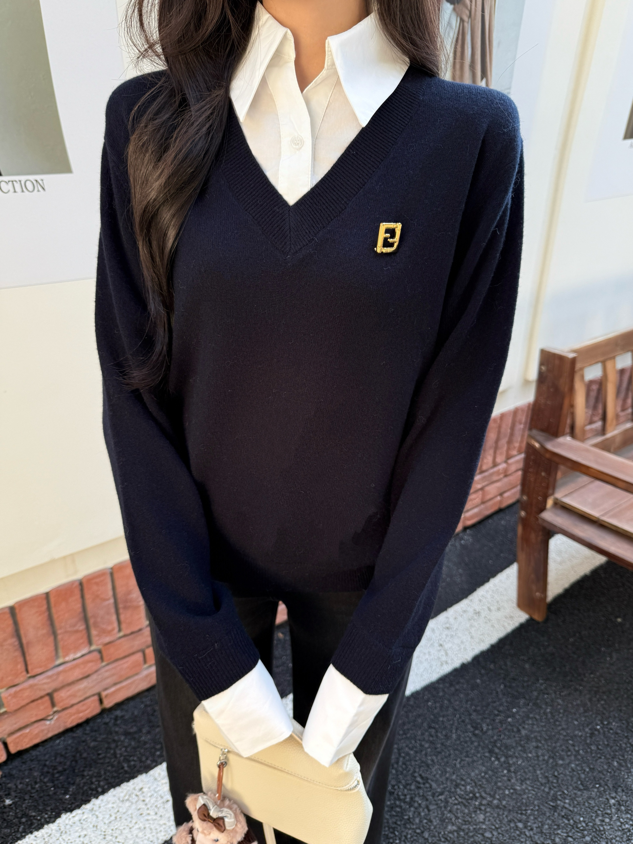 펜디(FD) Fendi 레이어드 가투피스 니트 의류