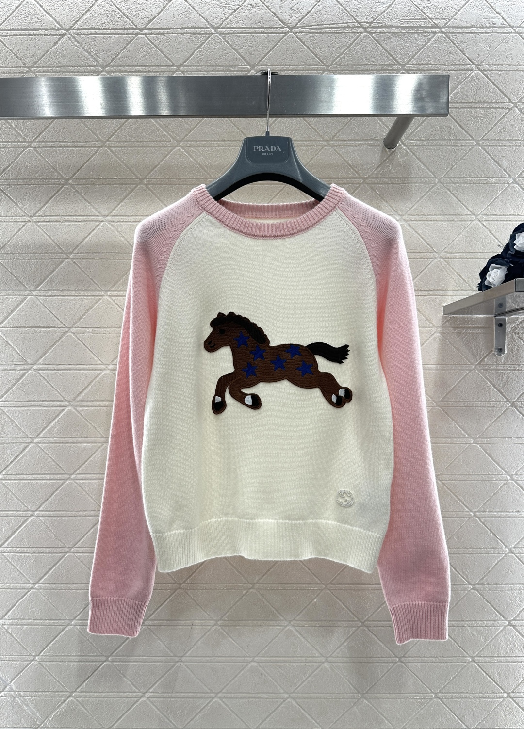 구찌(Gucci) 나그랑 포니 긴팔 니트 의류