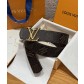 LV 루이비통 이니셜 다모플라쥬(DAMOFLAGE) 40mm 양면 리버시블 벨트