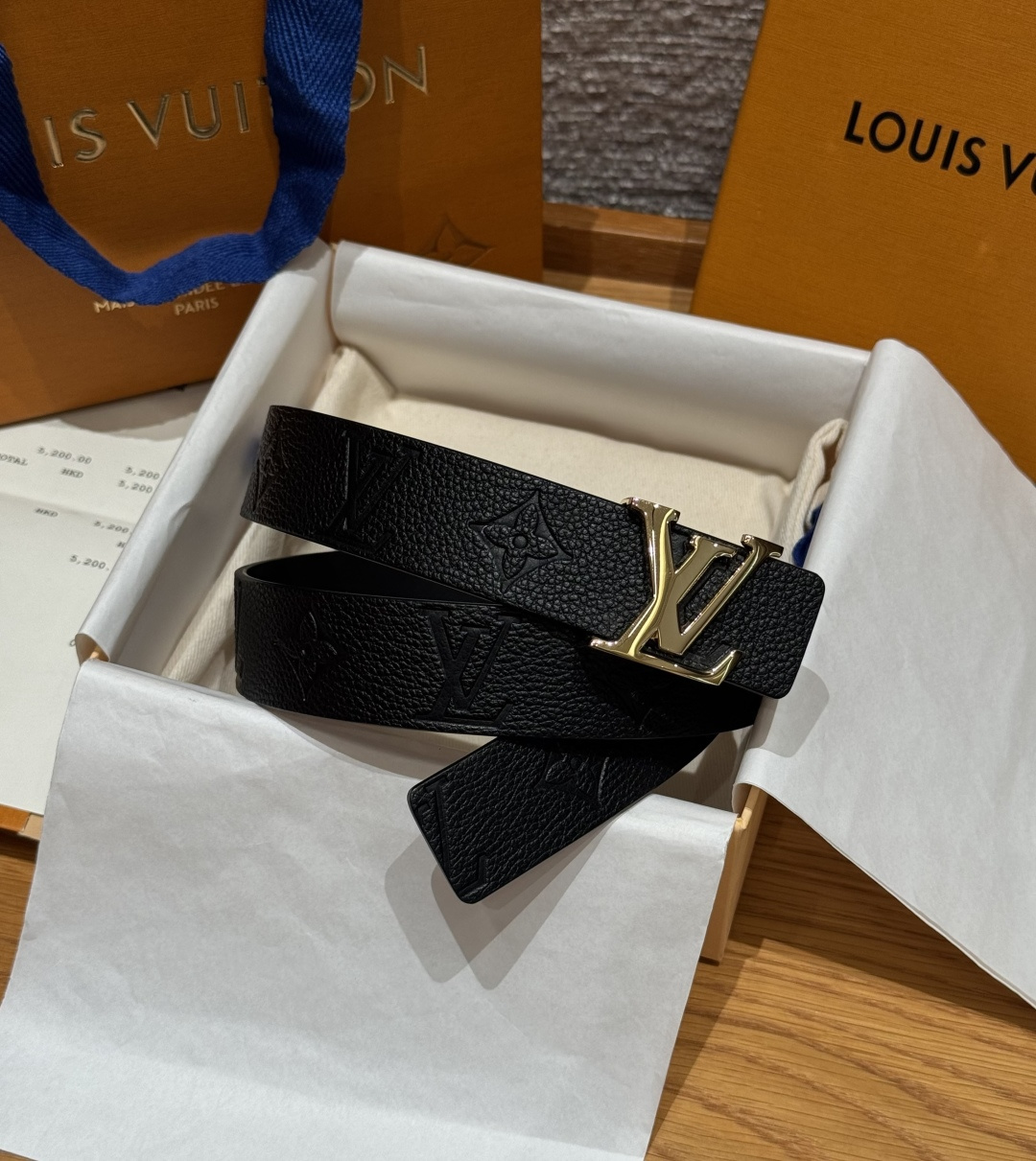 LV 루이비통 디멘션(DIMENSION) 30mm 양면 리버시블 벨트