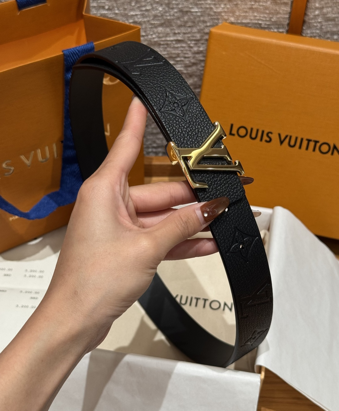 LV 루이비통 디멘션(DIMENSION) 30mm 양면 리버시블 벨트