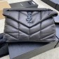 생로랑(YSL) 루루 푸퍼(Loulou Puffer) 라지 블랙 (블랙 건메탈) 숄더백 가방