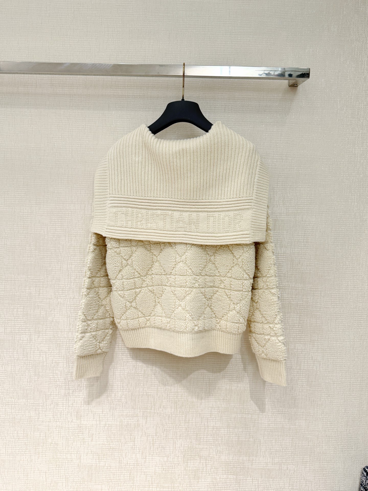 Dior 디올 까나쥬 패턴 세일러 카라 가디건 자켓 재킷 의류