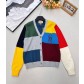 GUCCI 구찌 컬러 블록 자수 V넥 니트 가디건 의류