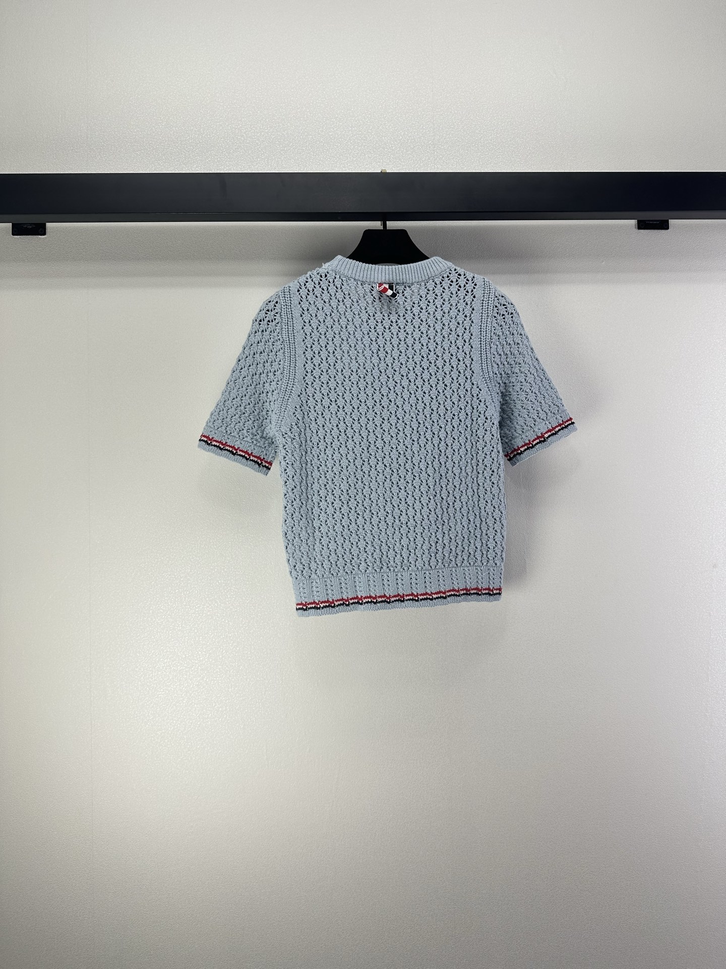 Thom Browne 톰브라운 헥터 독 자수 펀칭 니트 반팔 의류