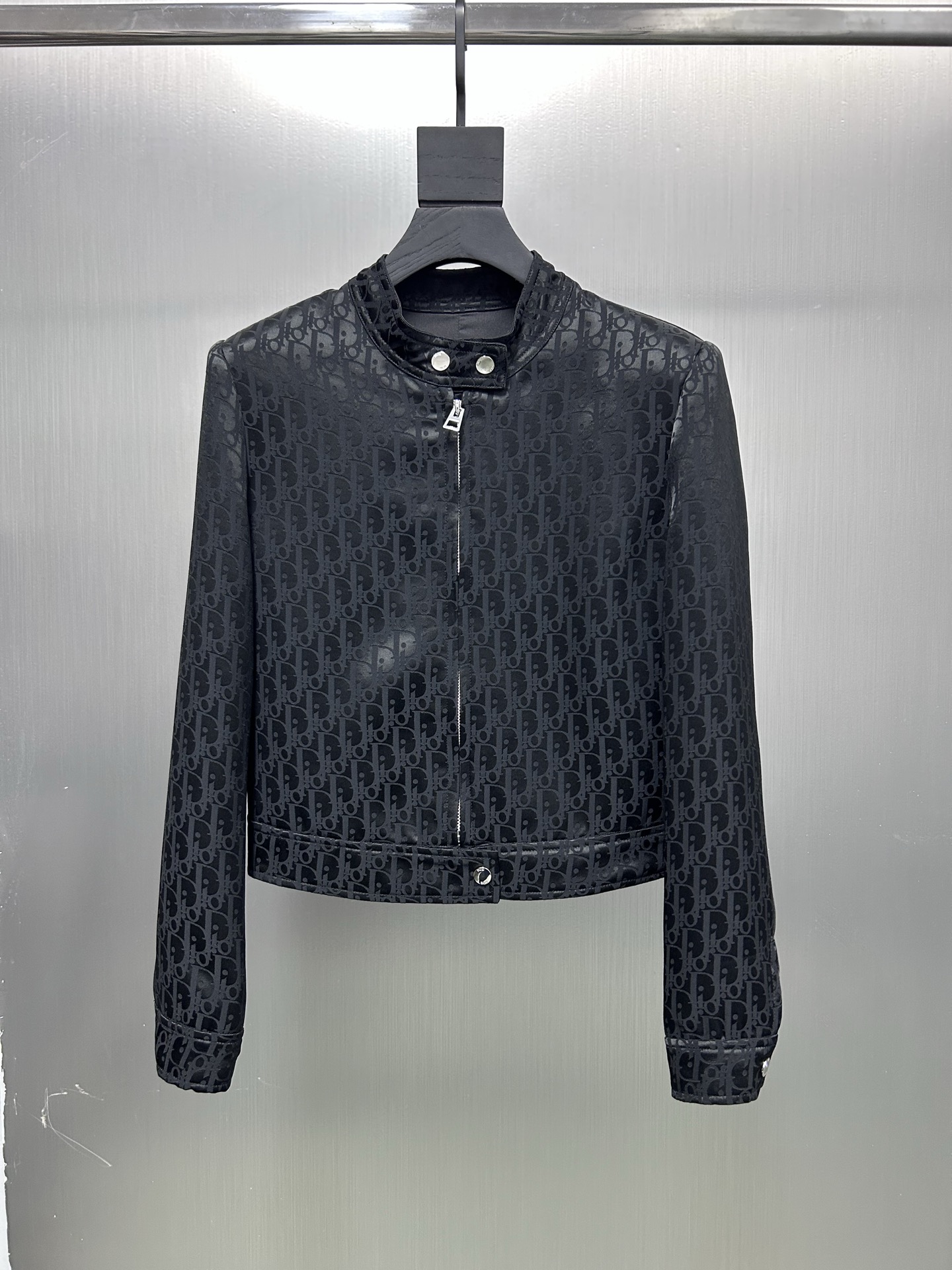 Dior CD 디올 입체 커팅 자카드 자수 크롭 라이더 스타일 자켓 재킷 의류