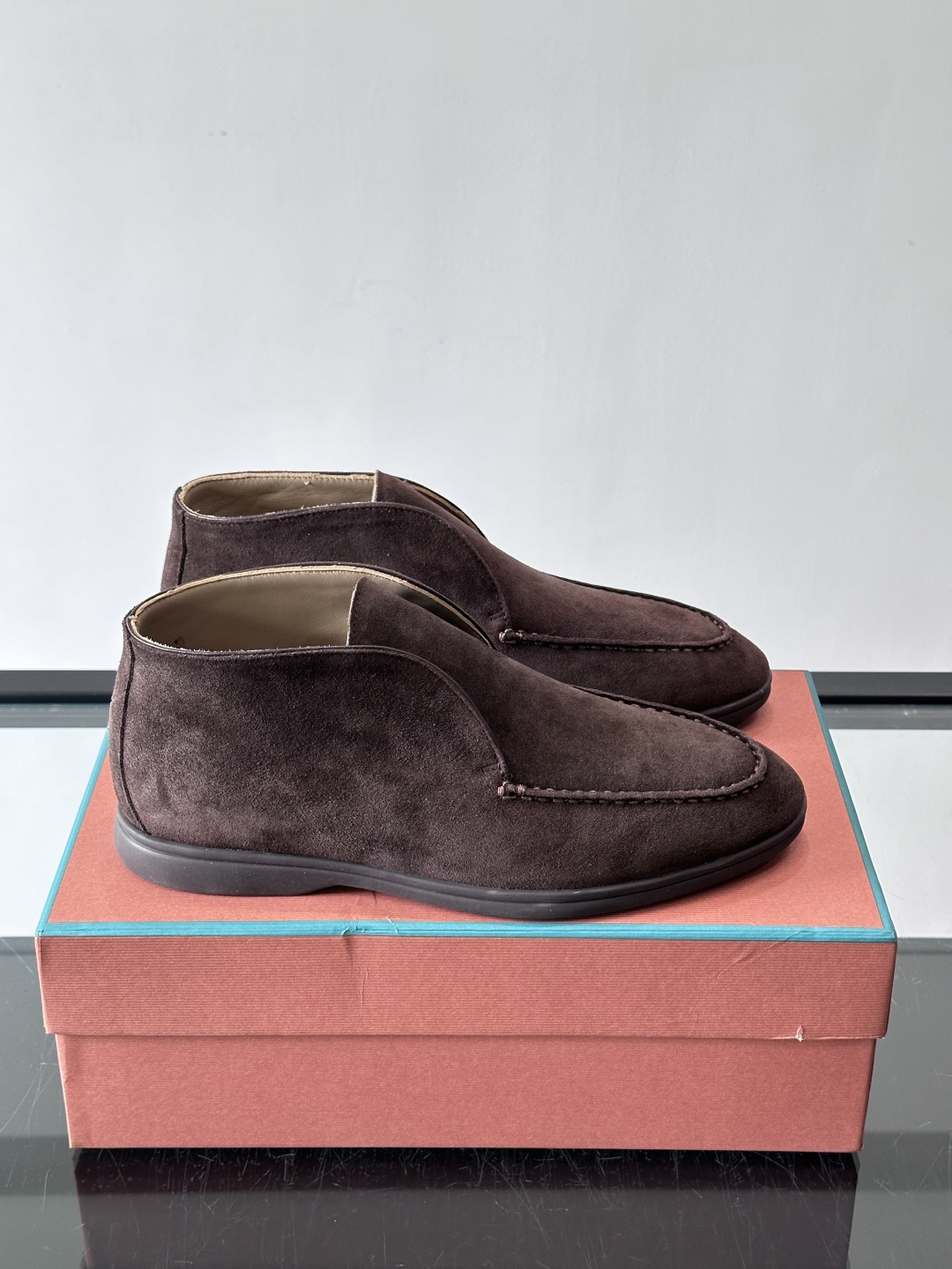 로로피아나(Loro Piana) LP 오픈 워크(Open Walk) 스웨이드 데저트 부츠 신발