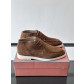 로로피아나(Loro Piana) LP 오픈 워크(Open Walk) 스웨이드 데저트 부츠 신발