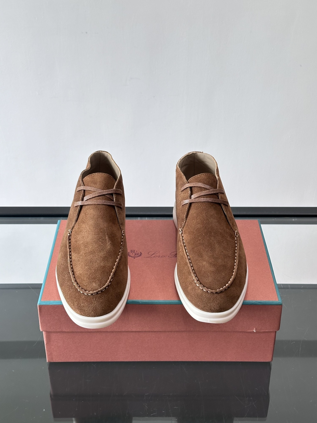 로로피아나(Loro Piana) LP 오픈 워크(Open Walk) 스웨이드 데저트 부츠 신발