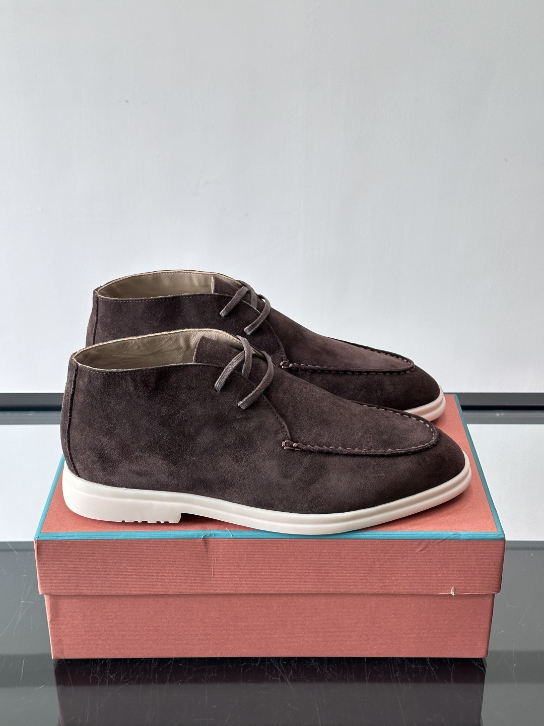 로로피아나(Loro Piana) LP 오픈 워크(Open Walk) 스웨이드 데저트 부츠 신발