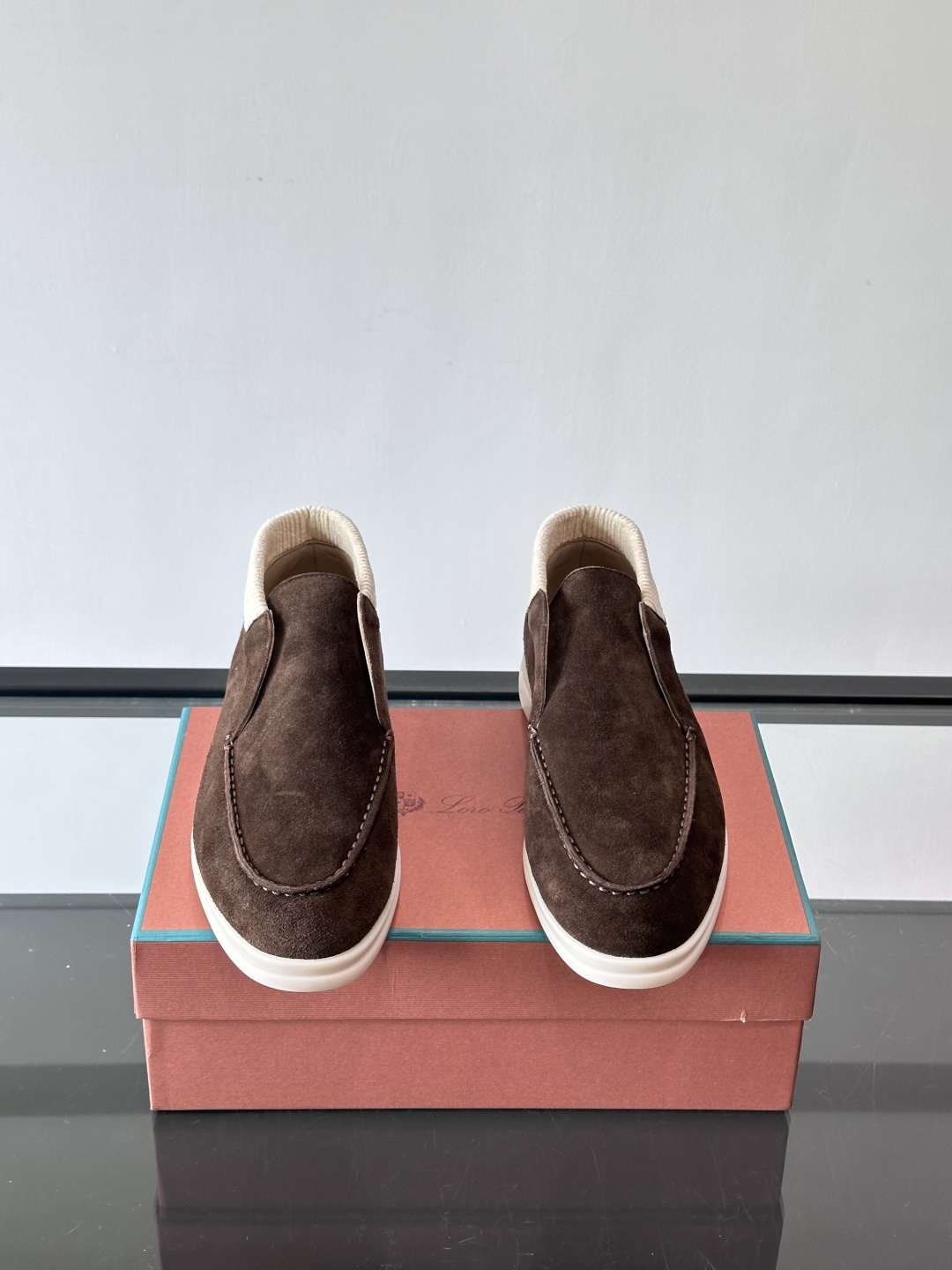 로로피아나(Loro Piana) LP 오픈 워크(Open Walk) 스웨이드 데저트 부츠 신발