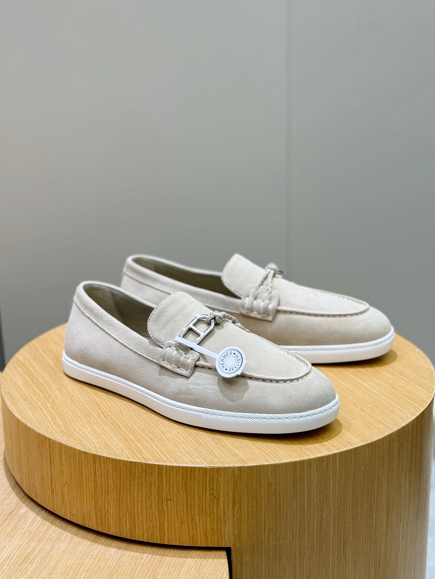 에르메스(Hermes) 라이크(Like) 마린 캐주얼 로퍼 신발