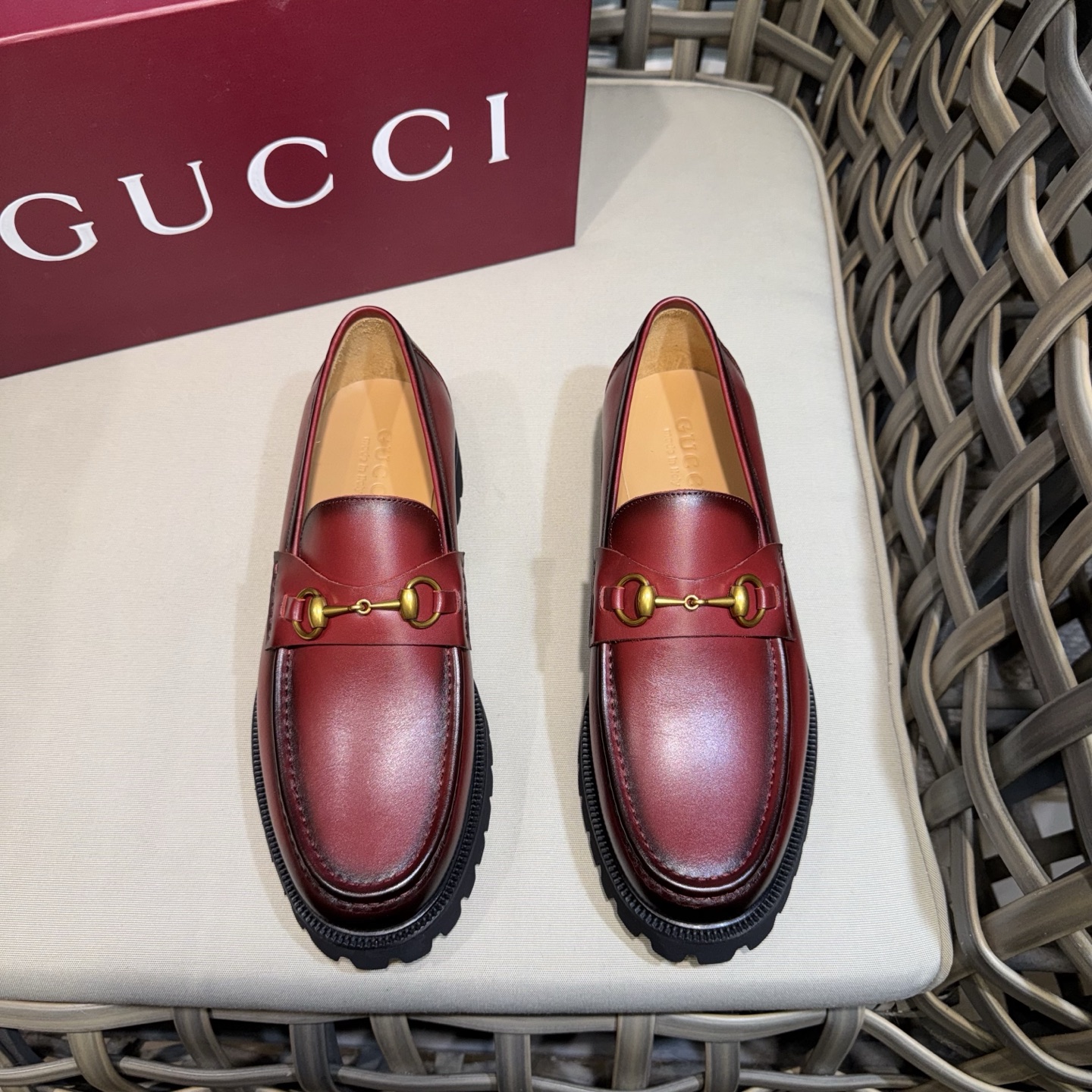 구찌(Gucci) 웹(Web) 마틴 로퍼 구두 신발