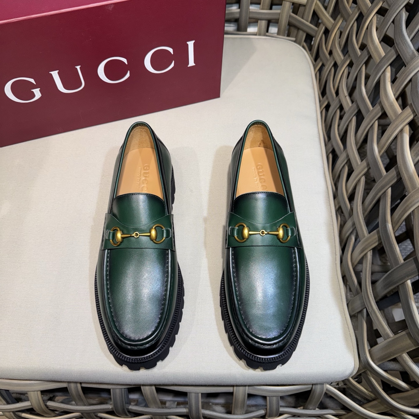 구찌(Gucci) 웹(Web) 마틴 로퍼 구두 신발