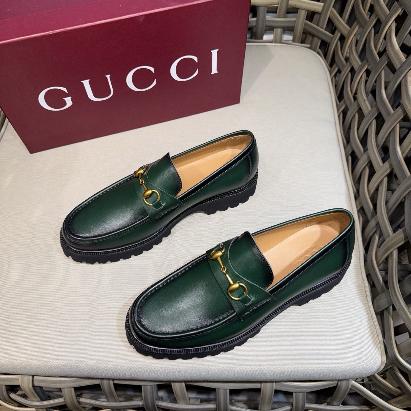 구찌(Gucci) 웹(Web) 마틴 로퍼 구두 신발