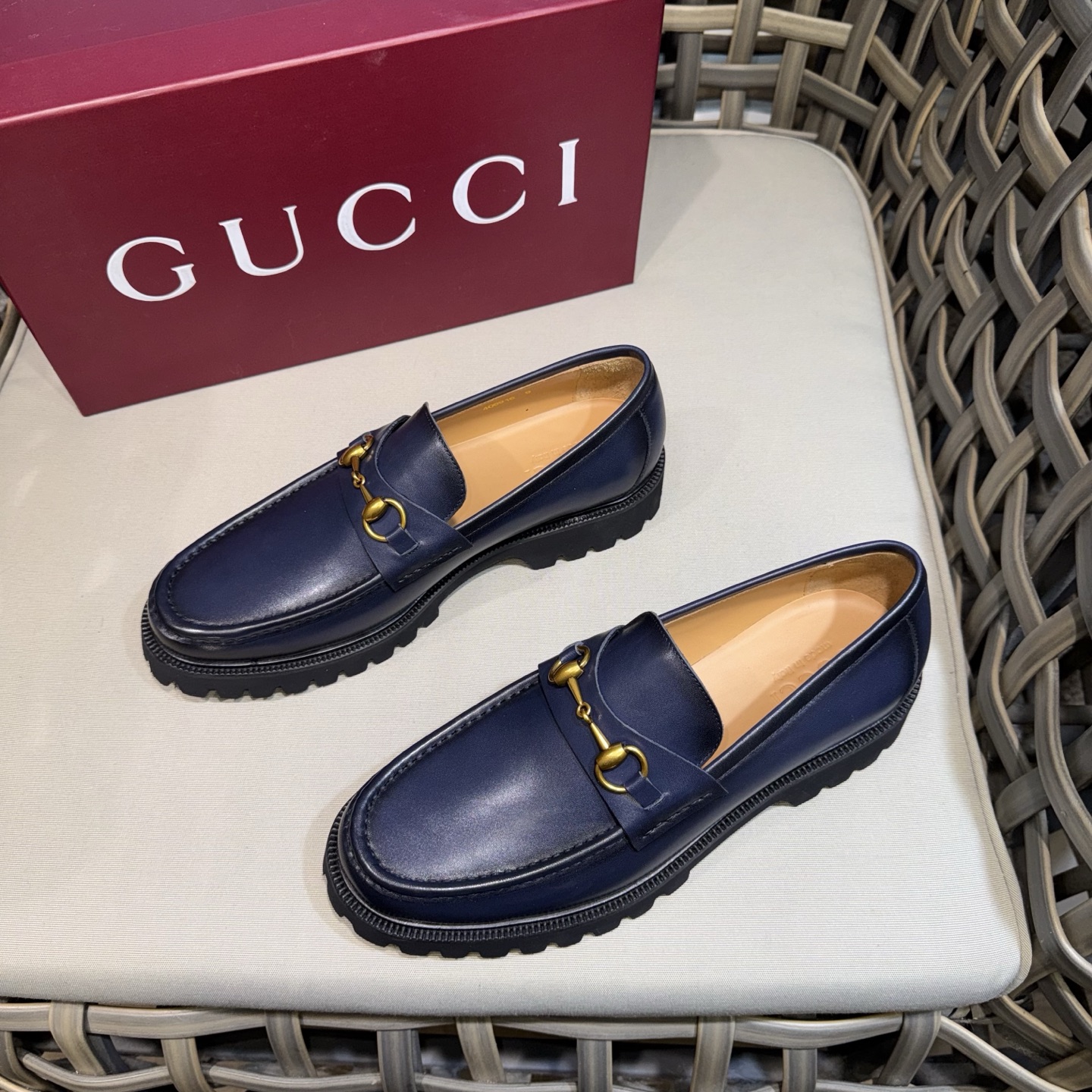 구찌(Gucci) 웹(Web) 마틴 로퍼 구두 신발