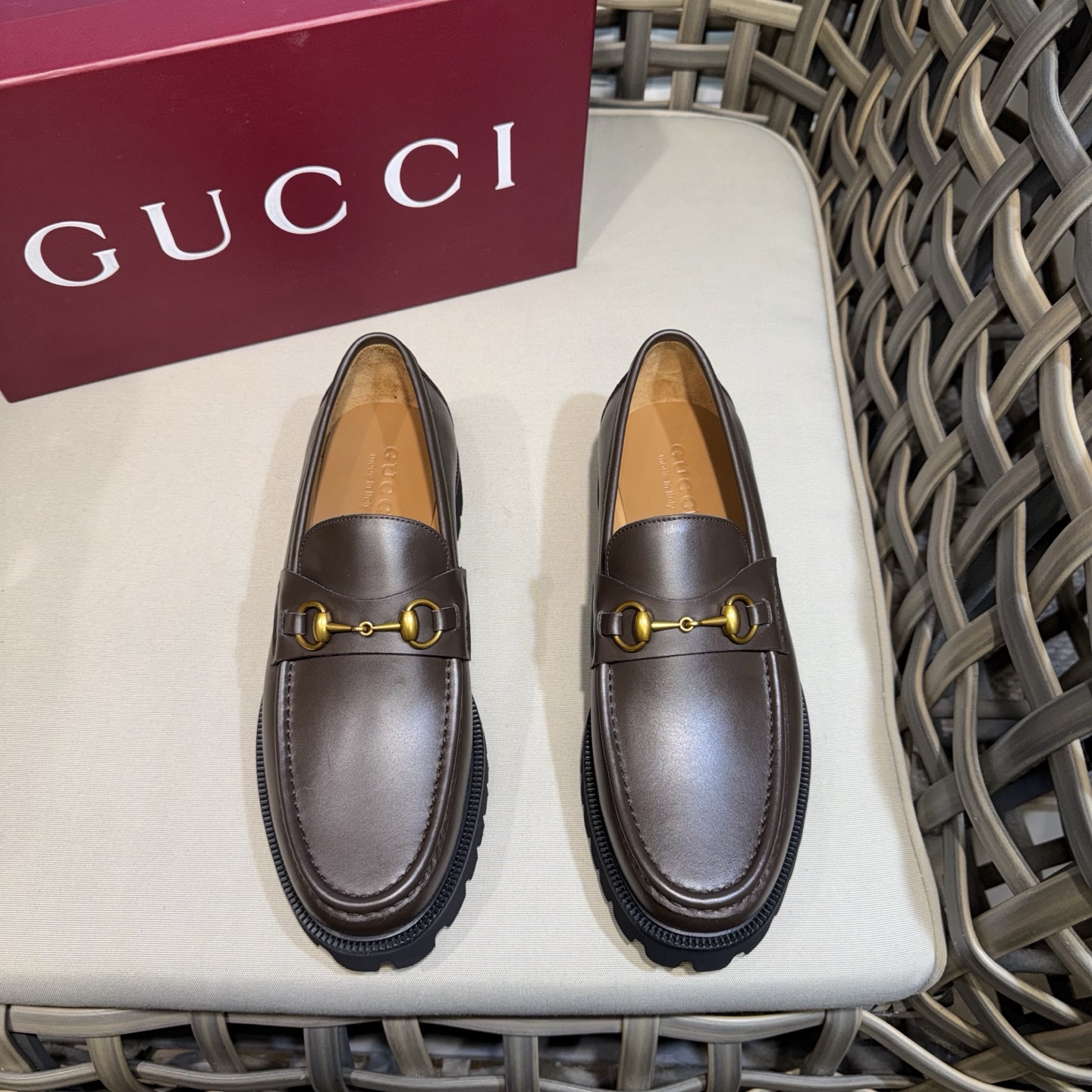 구찌(Gucci) 웹(Web) 마틴 로퍼 구두 신발