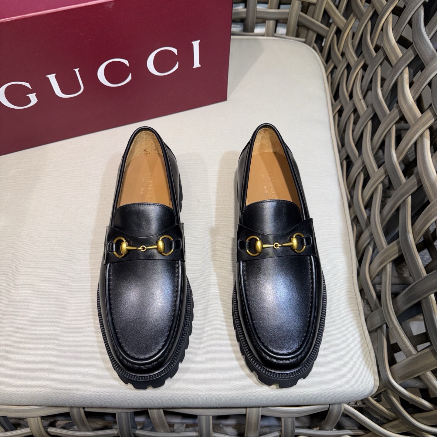 구찌(Gucci) 웹(Web) 마틴 로퍼 구두 신발