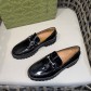구찌(Gucci) 웹(Web) & 블랙 GG 디테일 로퍼 구두 신발