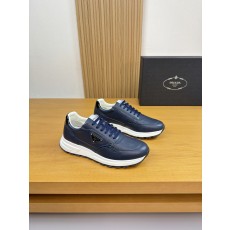 프라다(PRADA) 메탈 로고 나파 & 스톤 패턴 스니커즈 신발