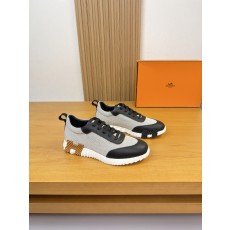 에르메스(Hermes) 나파 & 캔버스 믹스 럭셔리 스니커즈 신발