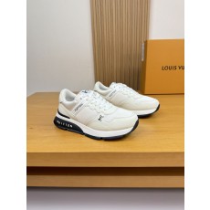 루이비통(LV) 나파 가죽 & 시그니처 PVC 믹스 스니커즈 신발