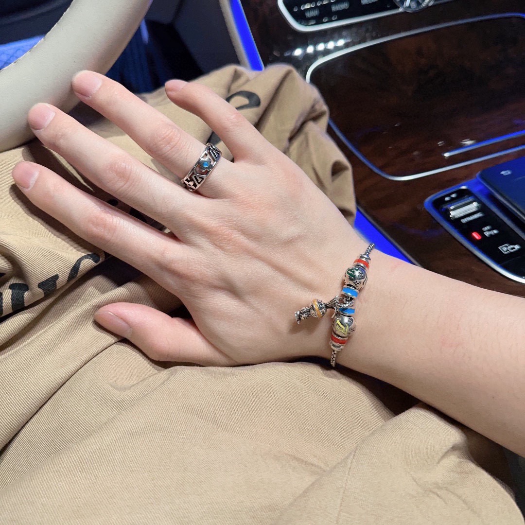 루이비통(LV) 빈티지 실버 링 악세사리