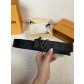 루이비통(LV) 더블 페이스 카프스킨 엠보 벨트